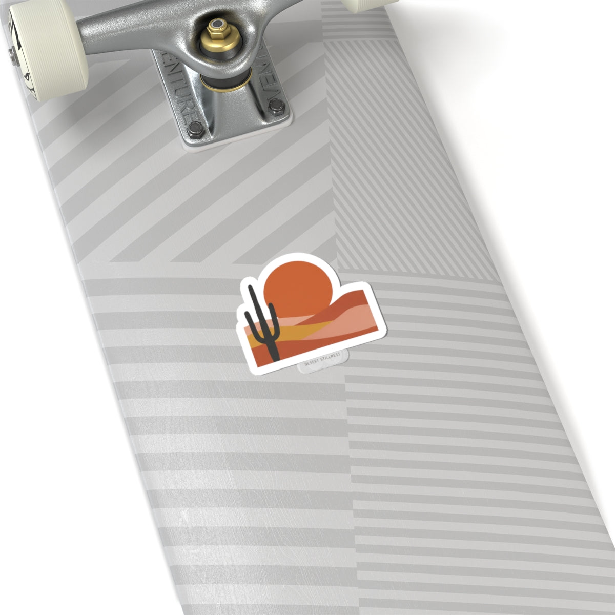 Desert Sunset Mesa Sticker | Southwestern minimalist, adobe-inspired