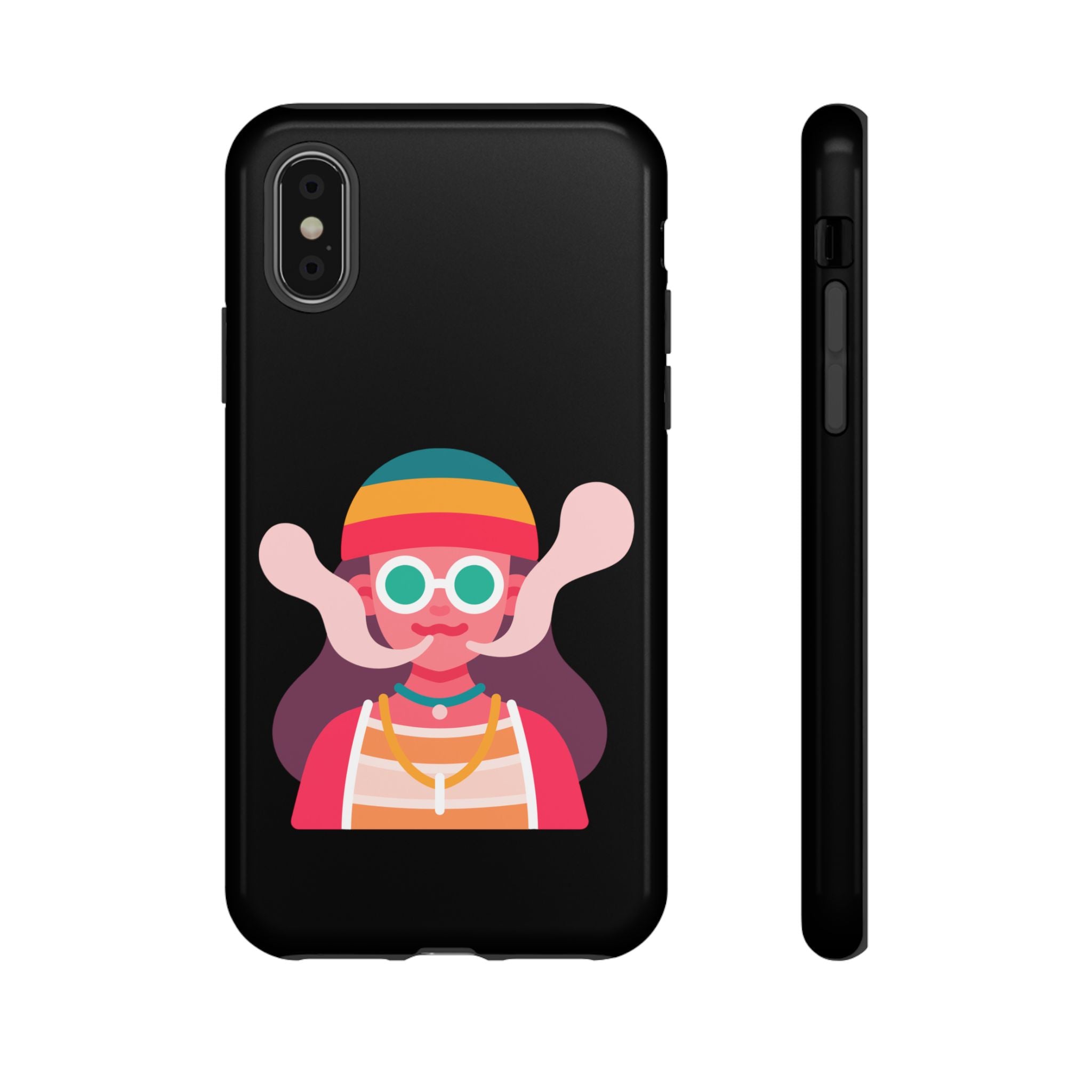 Black with Lil Stoner Tough Cases for iPhones