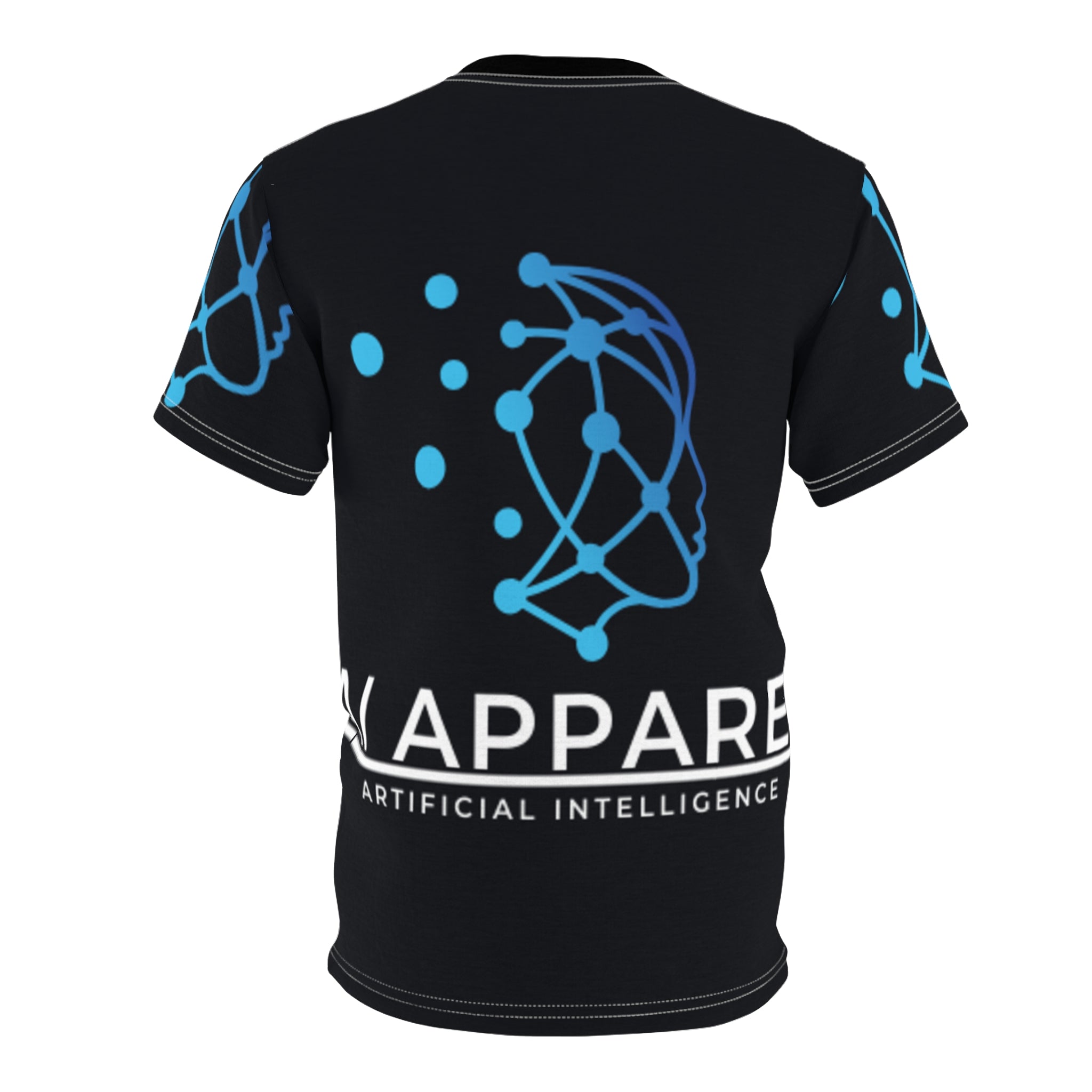 Cyberpunk Unisex Cut & Sew Tee | Futuristic Graphic T-Shirt | Tech Lover Gift | AOP Tee for Festivals, Casual Wear