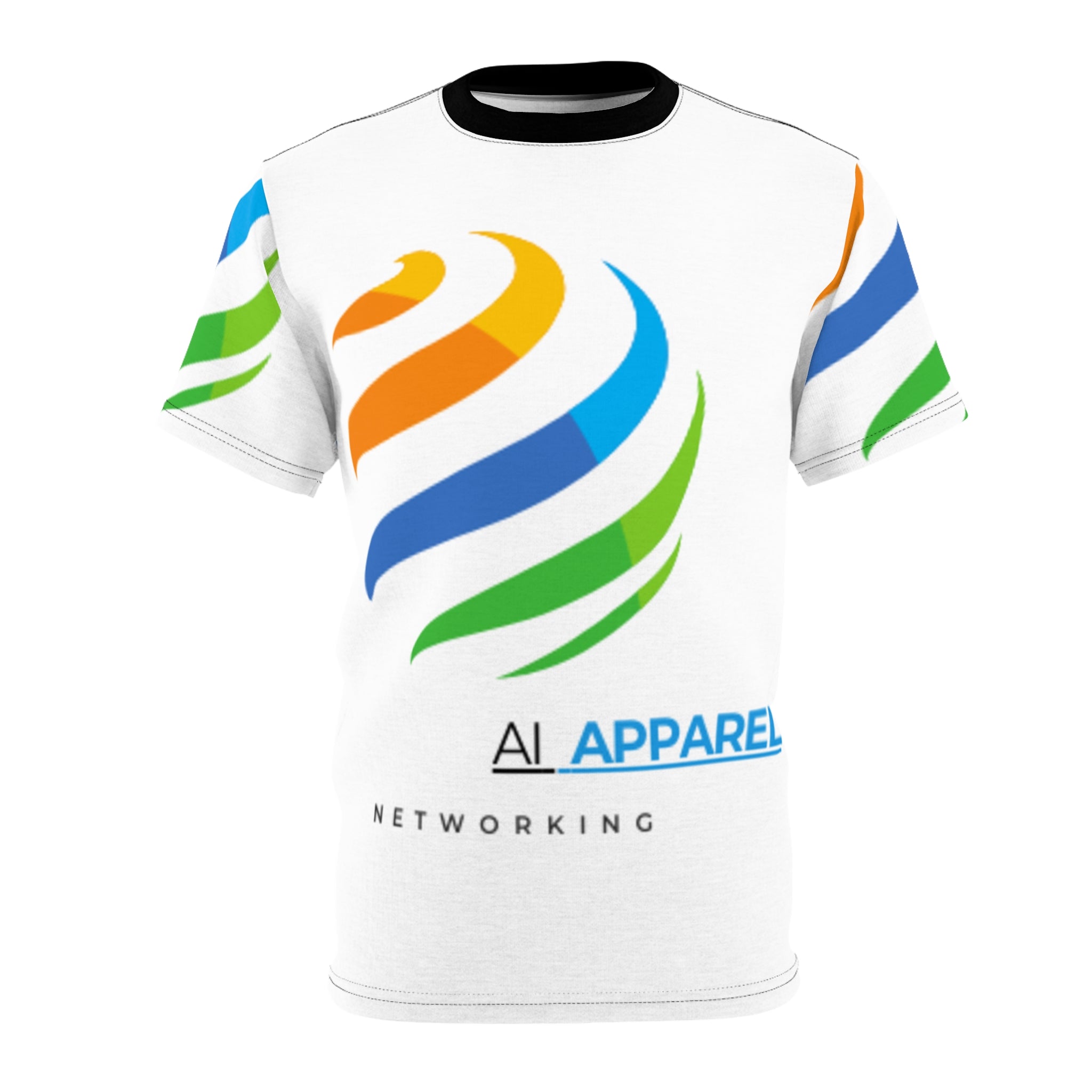 Cyberpunk Unisex Cut & Sew Tee | Futuristic Graphic T-Shirt | Tech Lover Gift | AOP Tee for Festivals, Casual Wear