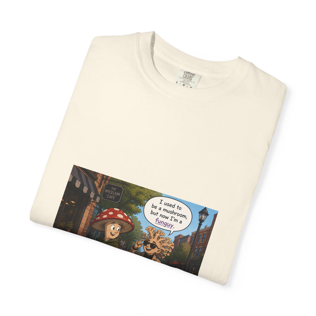 Mushroom to Funguy Graphic T-Shirt Mushroom - friends at the mycelium café Set 1