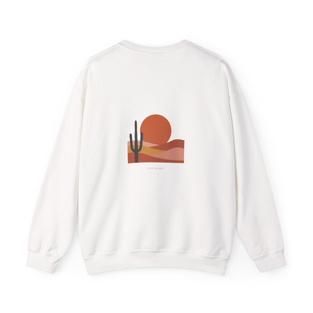 Desert Sunset Minimalist Mesa Sweatshirt | Southwestern adobe-inspired wall art