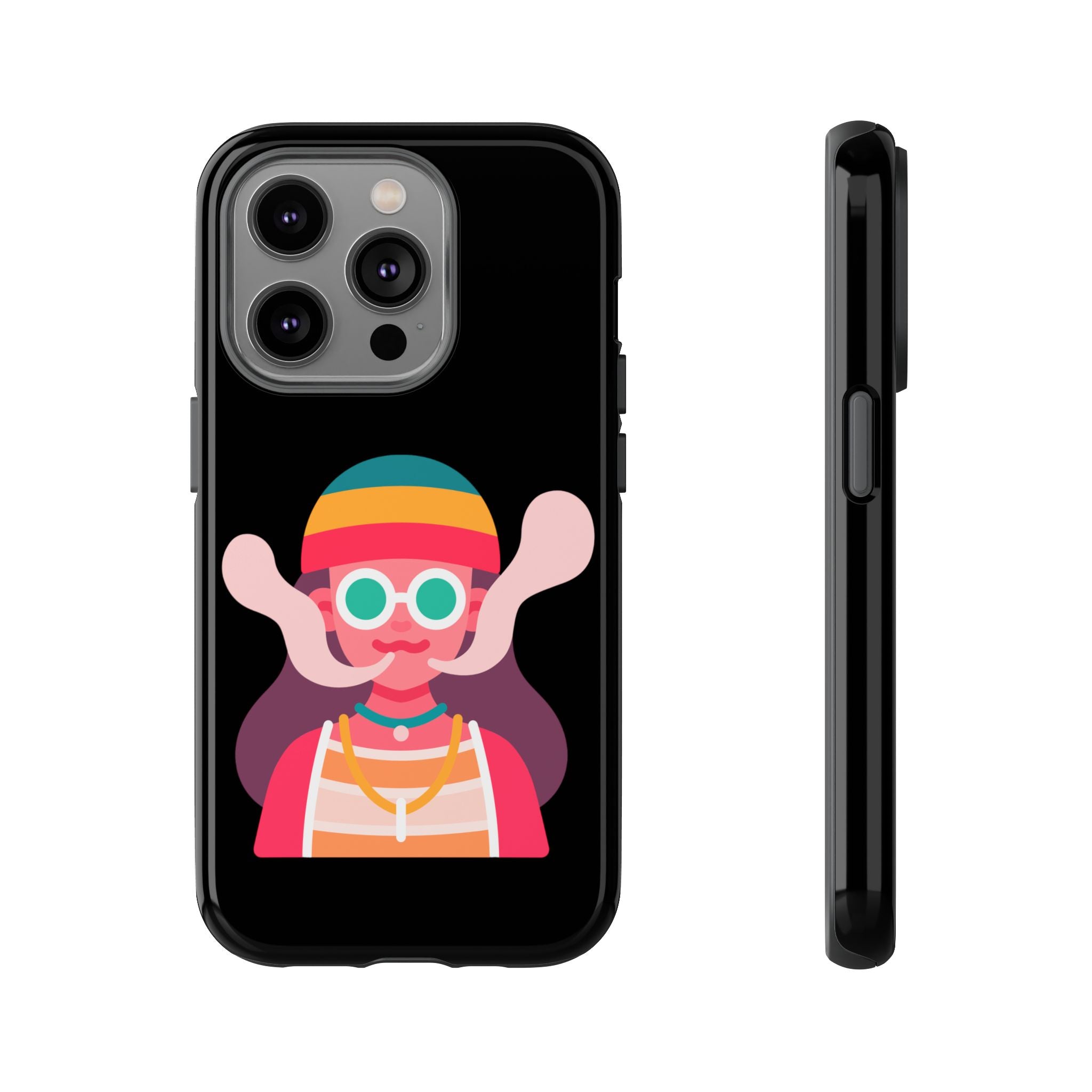 Black with Lil Stoner Tough Cases for iPhones