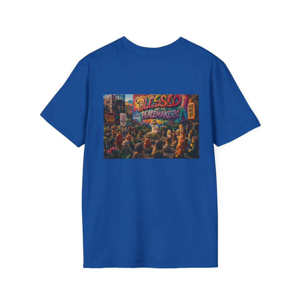 Tiny Jesus — "Blessed Are the Peacemakers" Urban Street Art Graphic Tee