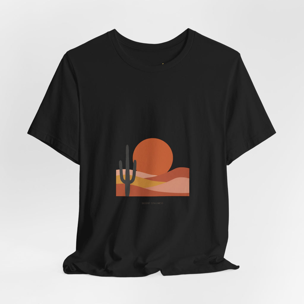 Desert Sunset Minimalist Mesa Tee | Southwestern adobe-inspired wall art
