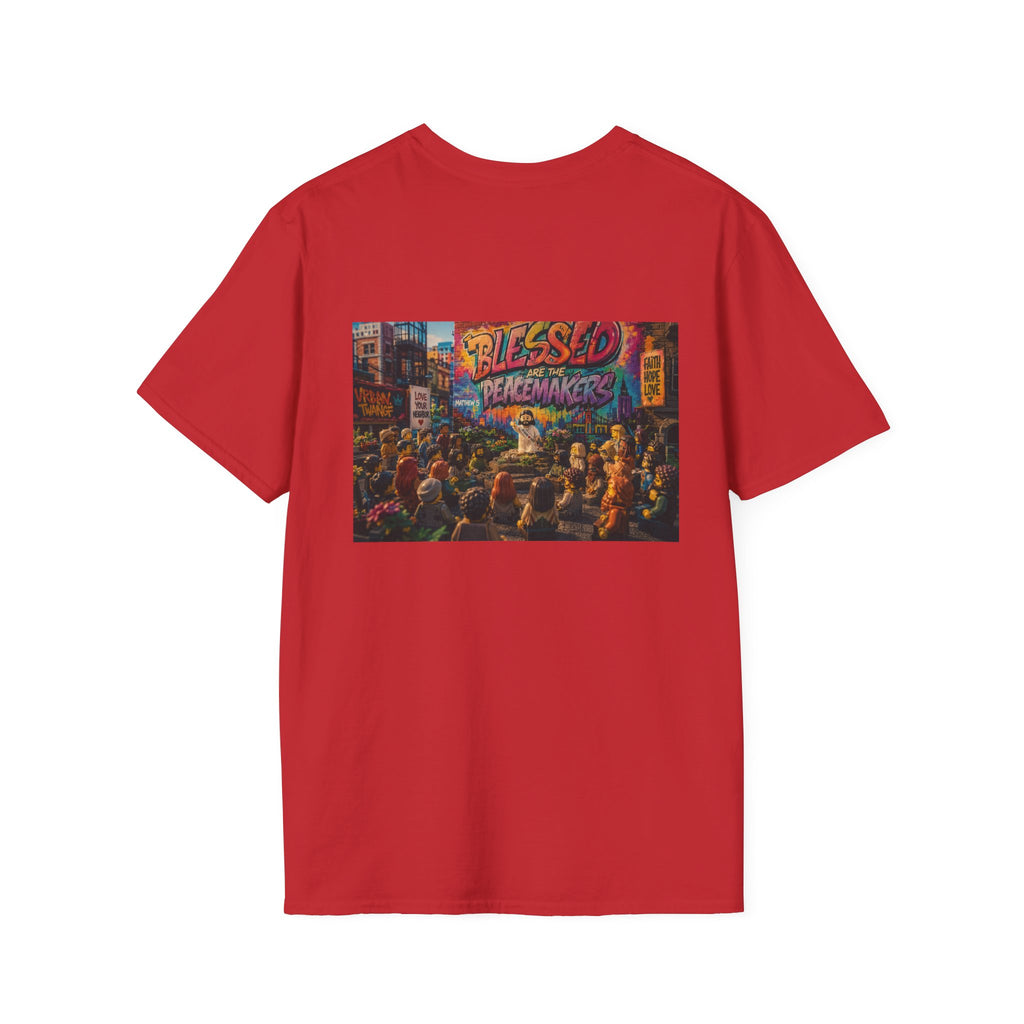Tiny Jesus — "Blessed Are the Peacemakers" Urban Street Art Graphic Tee
