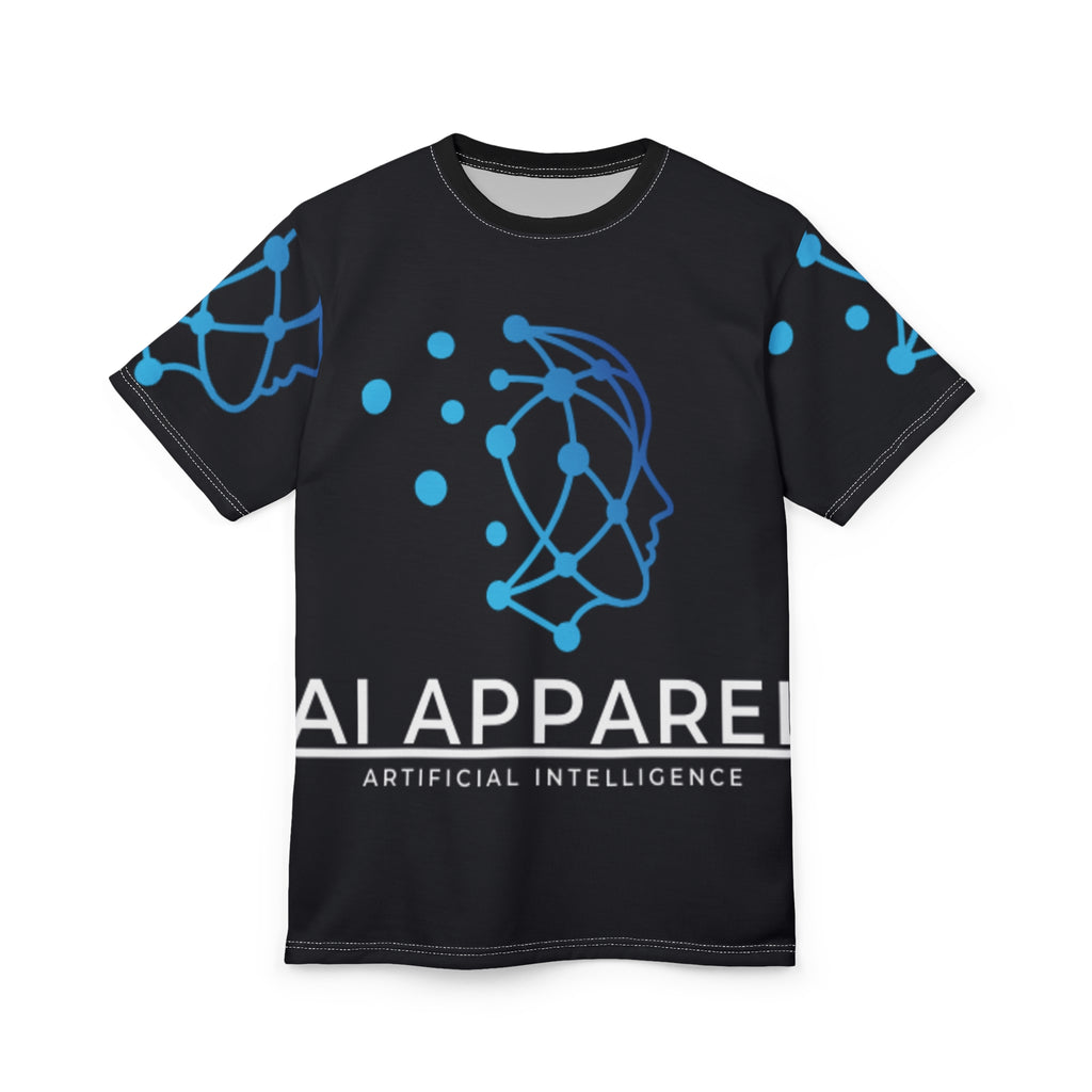 Cyberpunk Unisex Cut & Sew Tee | Futuristic Graphic T-Shirt | Tech Lover Gift | AOP Tee for Festivals, Casual Wear