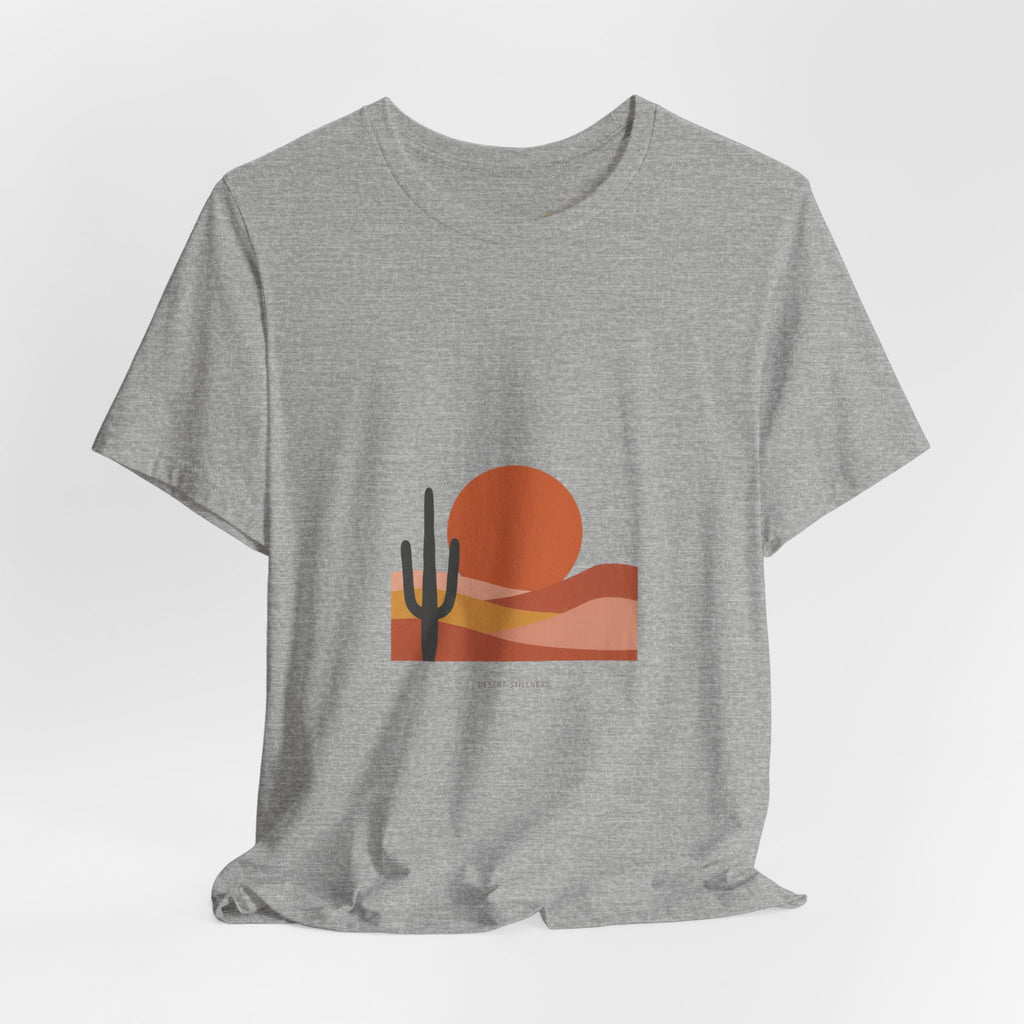 Desert Sunset Minimalist Mesa Tee | Southwestern adobe-inspired wall art