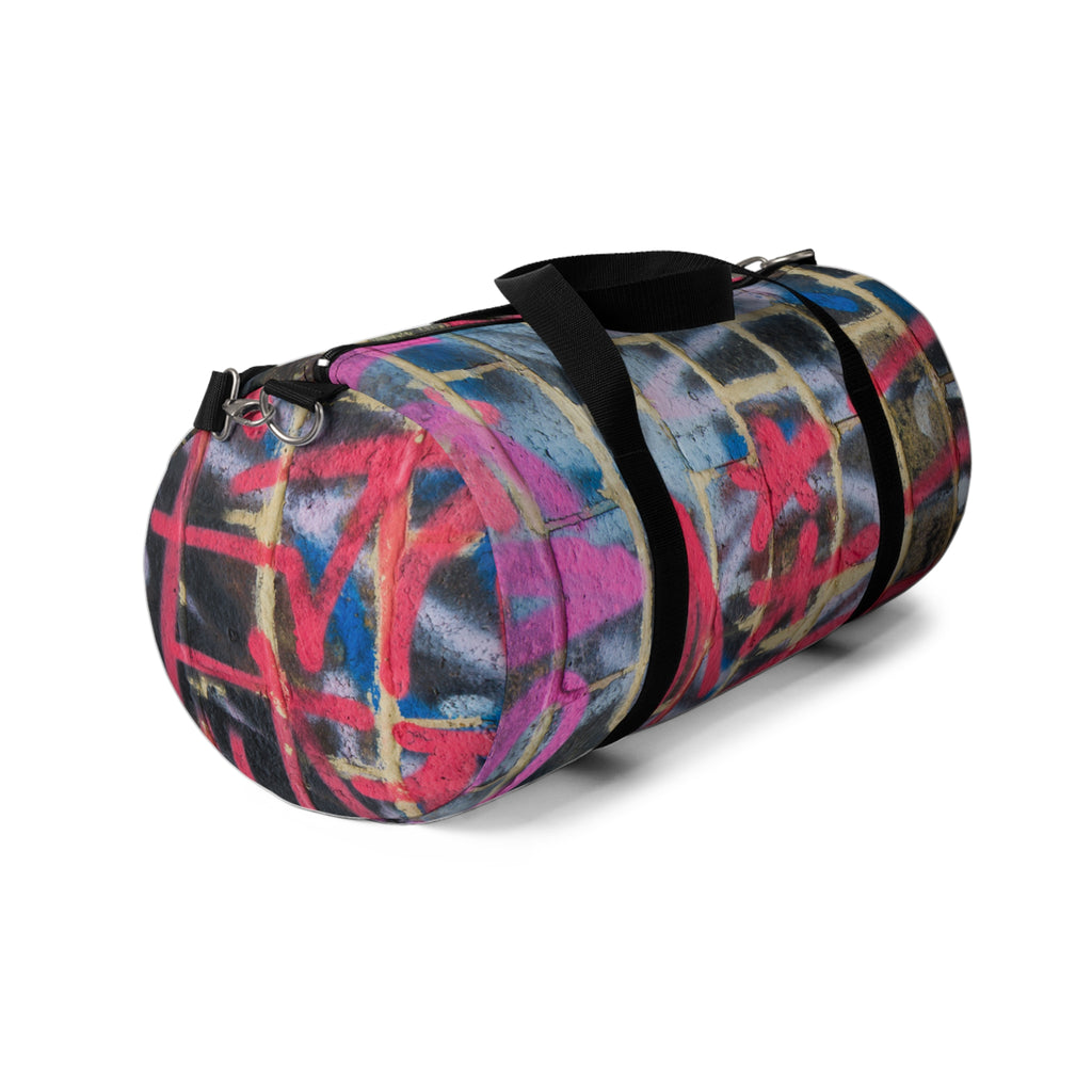 Vibrant Graffiti Print Duffel Bag for Gym, Travel, Weekend Getaways, Unique Gift for Him/Her, Trendy Sports Bag