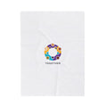 Solidarity Circle Together blanket | equality icon, minimal feminist design