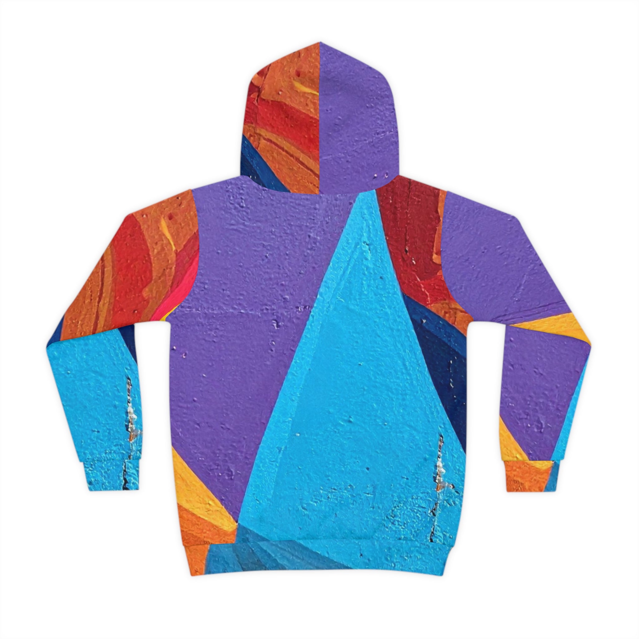 Vibrant Children's Hoodie, Colorful Kids Sweatshirt, AOP Hooded Top for Playdates, Festivals, Fall Fashion, Gift for Young Ones
