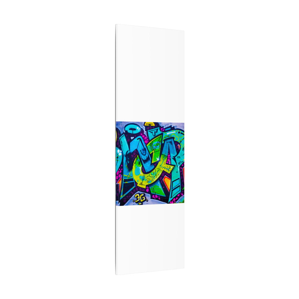 Graffiti Street Art Matte Canvas Print — Vibrant Urban Wall Art