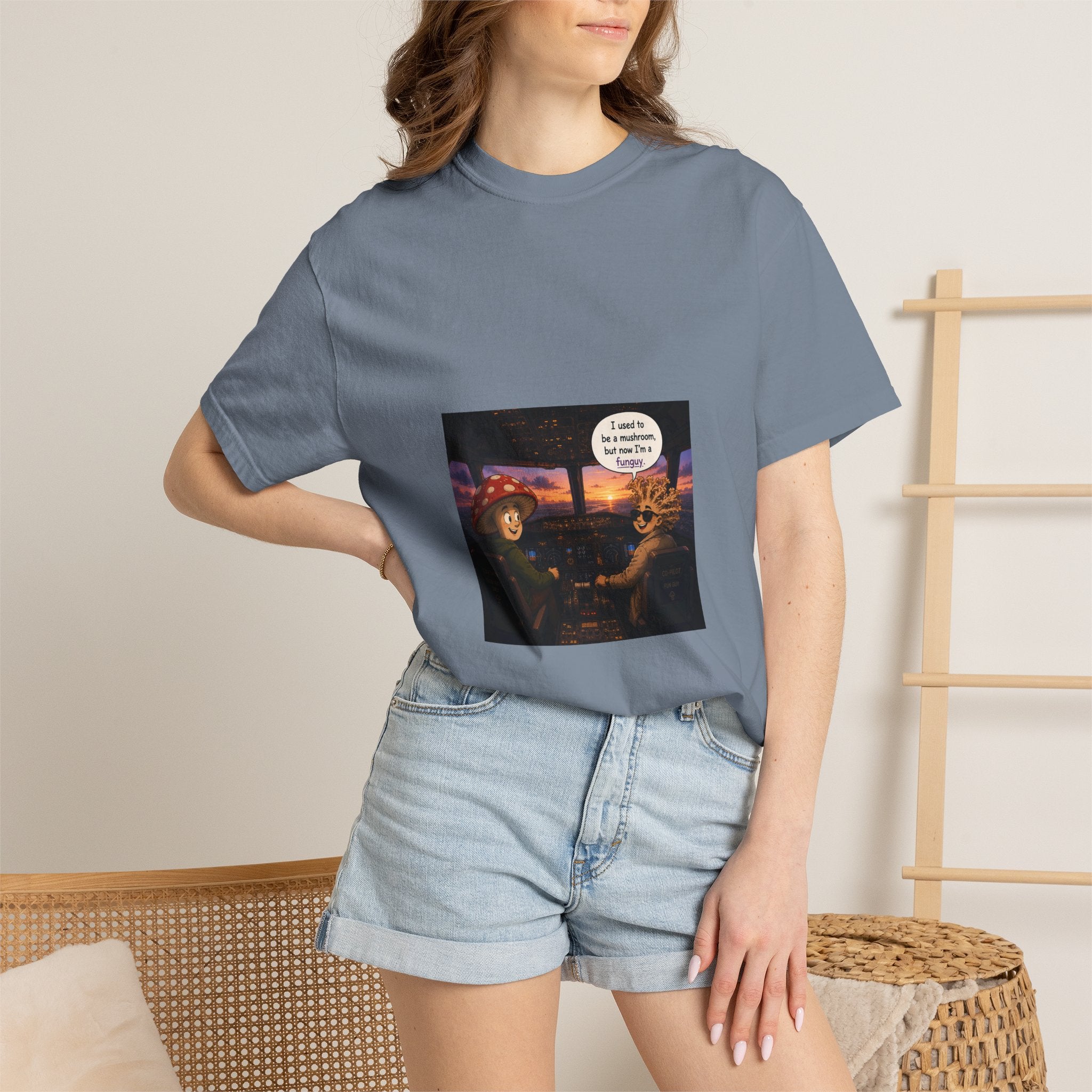 Mushroom to Funguy Graphic T-Shirt Mushroom