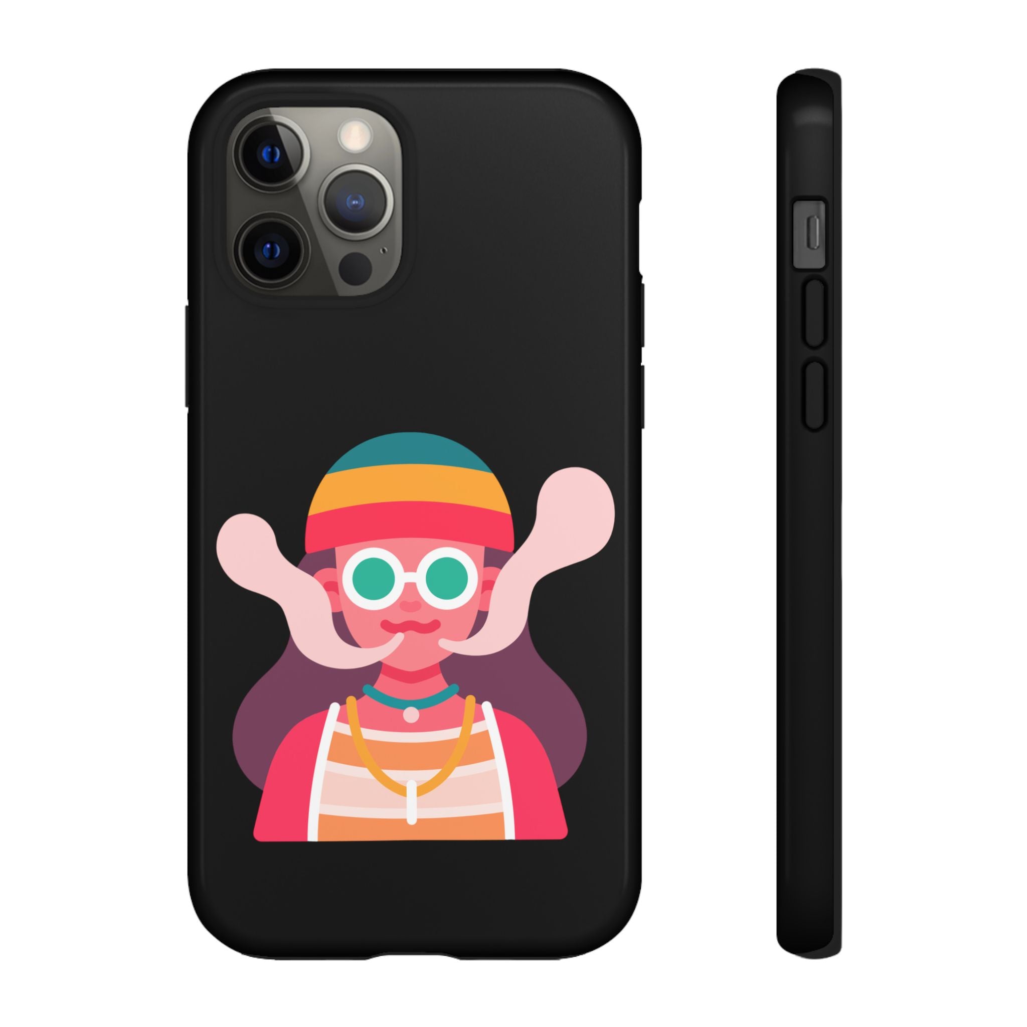 Black with Lil Stoner Tough Cases for iPhones