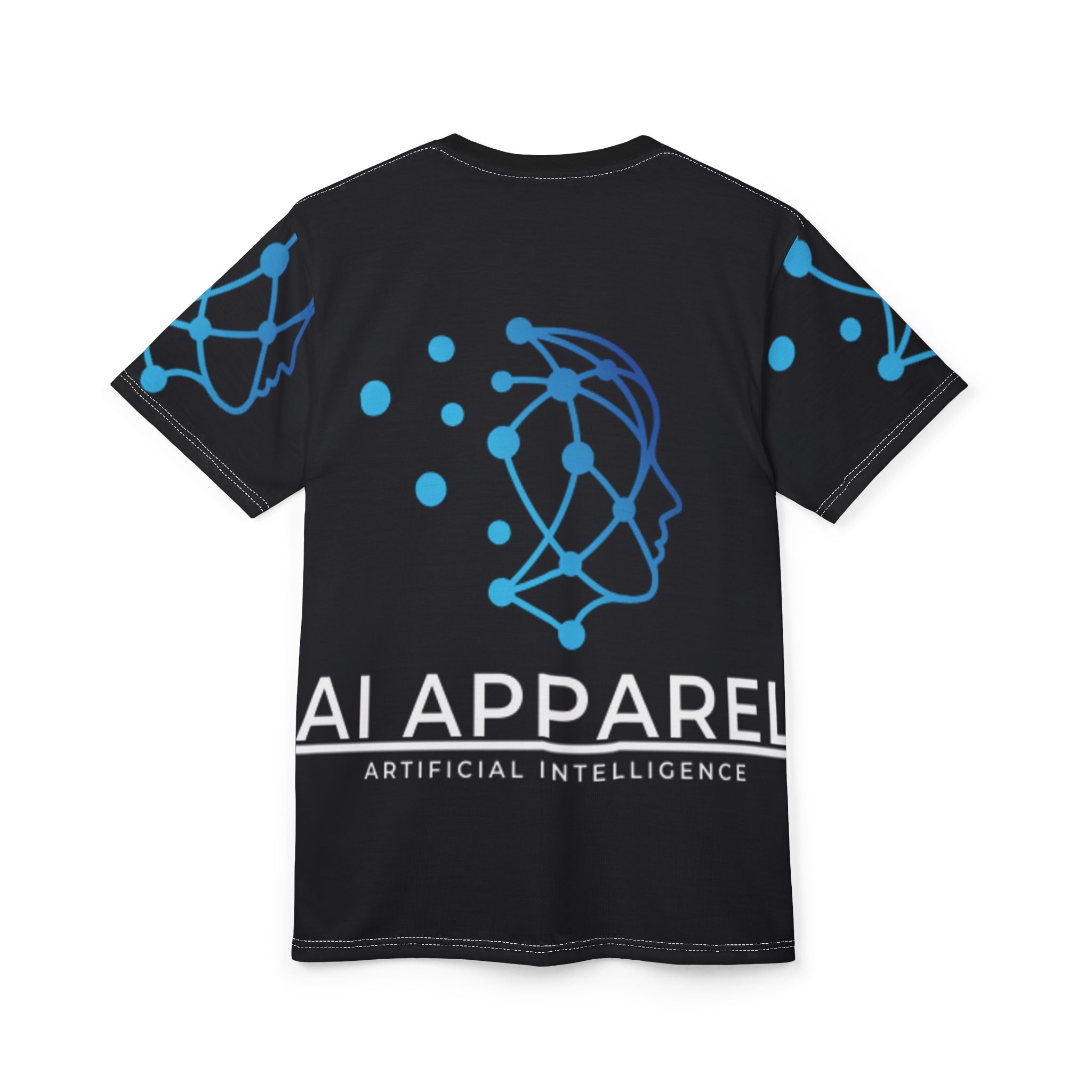 Cyberpunk Unisex Cut & Sew Tee | Futuristic Graphic T-Shirt | Tech Lover Gift | AOP Tee for Festivals, Casual Wear