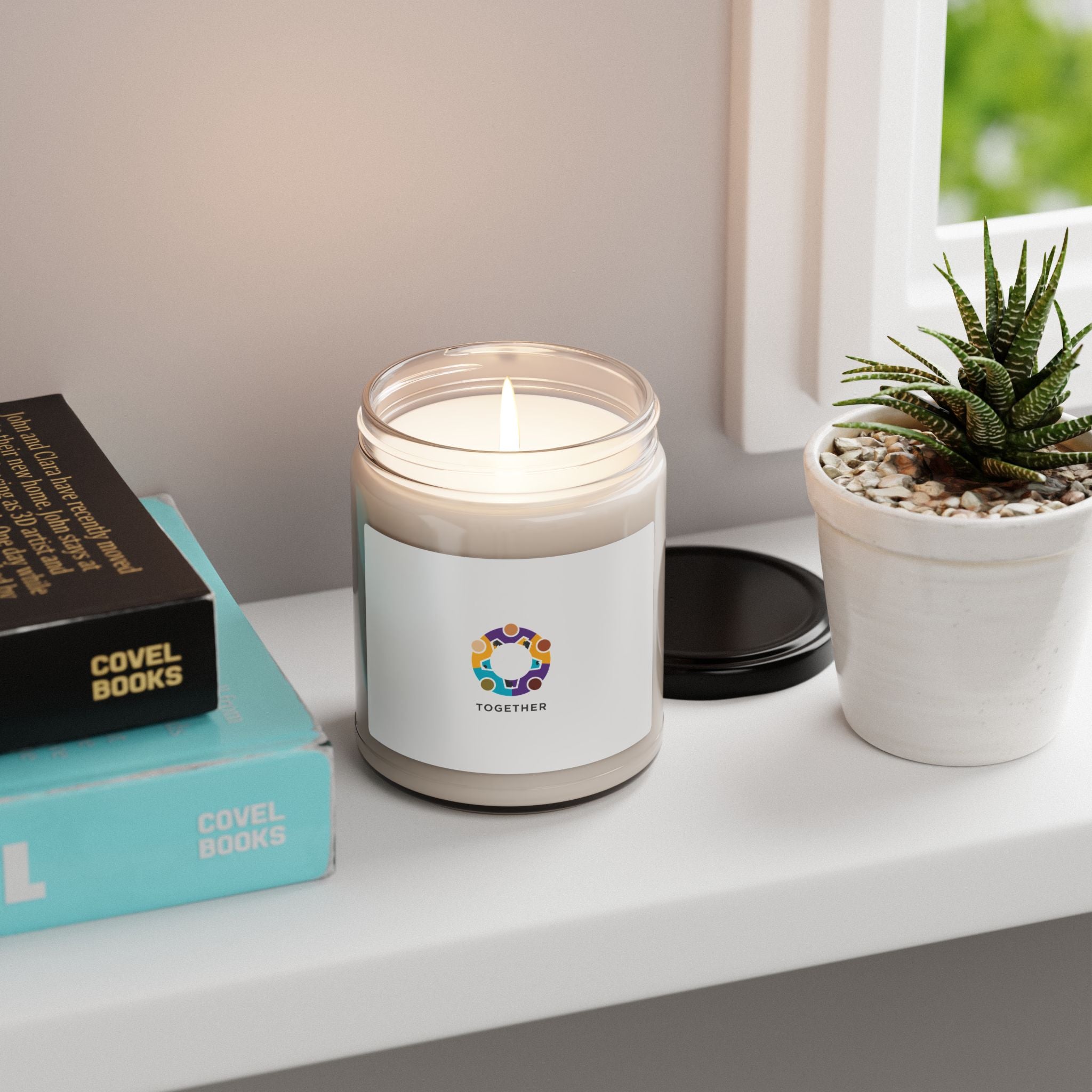 Solidarity Symbol Soy Candle | Equality Icon, Minimal Feminist Design