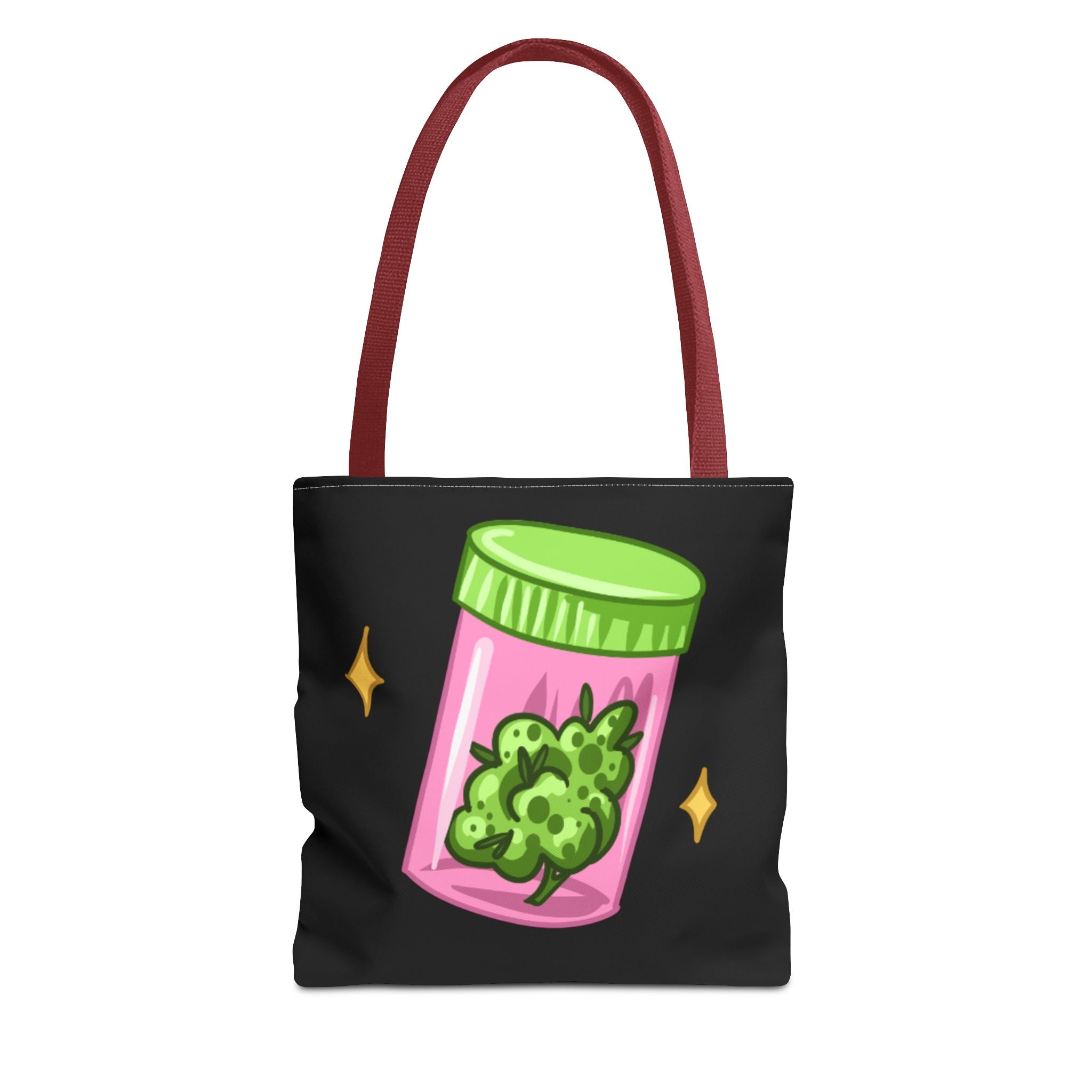 Vibrant Weed Tote Bag - Fun Cannabis Carryall for Partying, Gifts, Festivals, Eco-Friendly Shopping, Unique Statement Piece