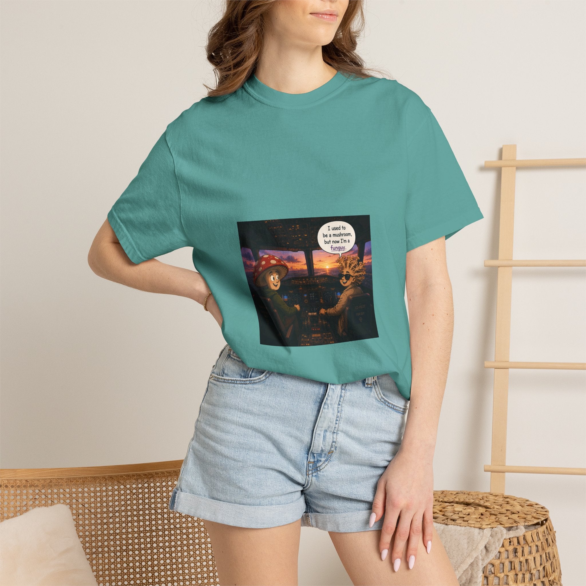 Mushroom to Funguy Graphic T-Shirt Mushroom