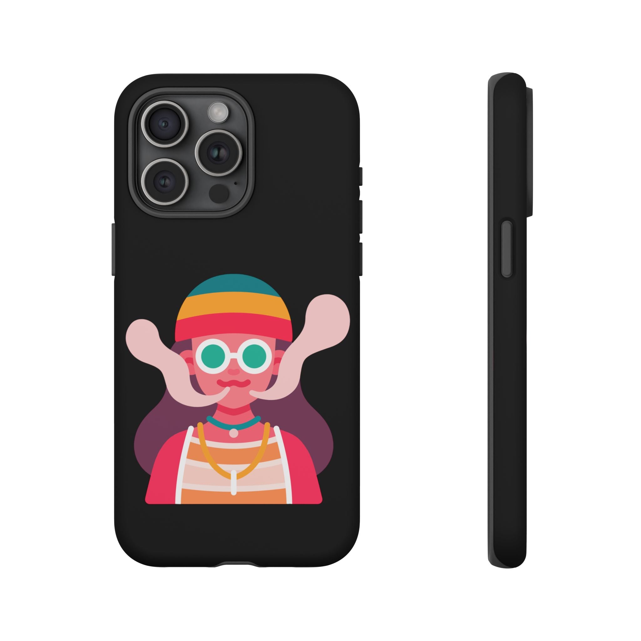 Black with Lil Stoner Tough Cases for iPhones