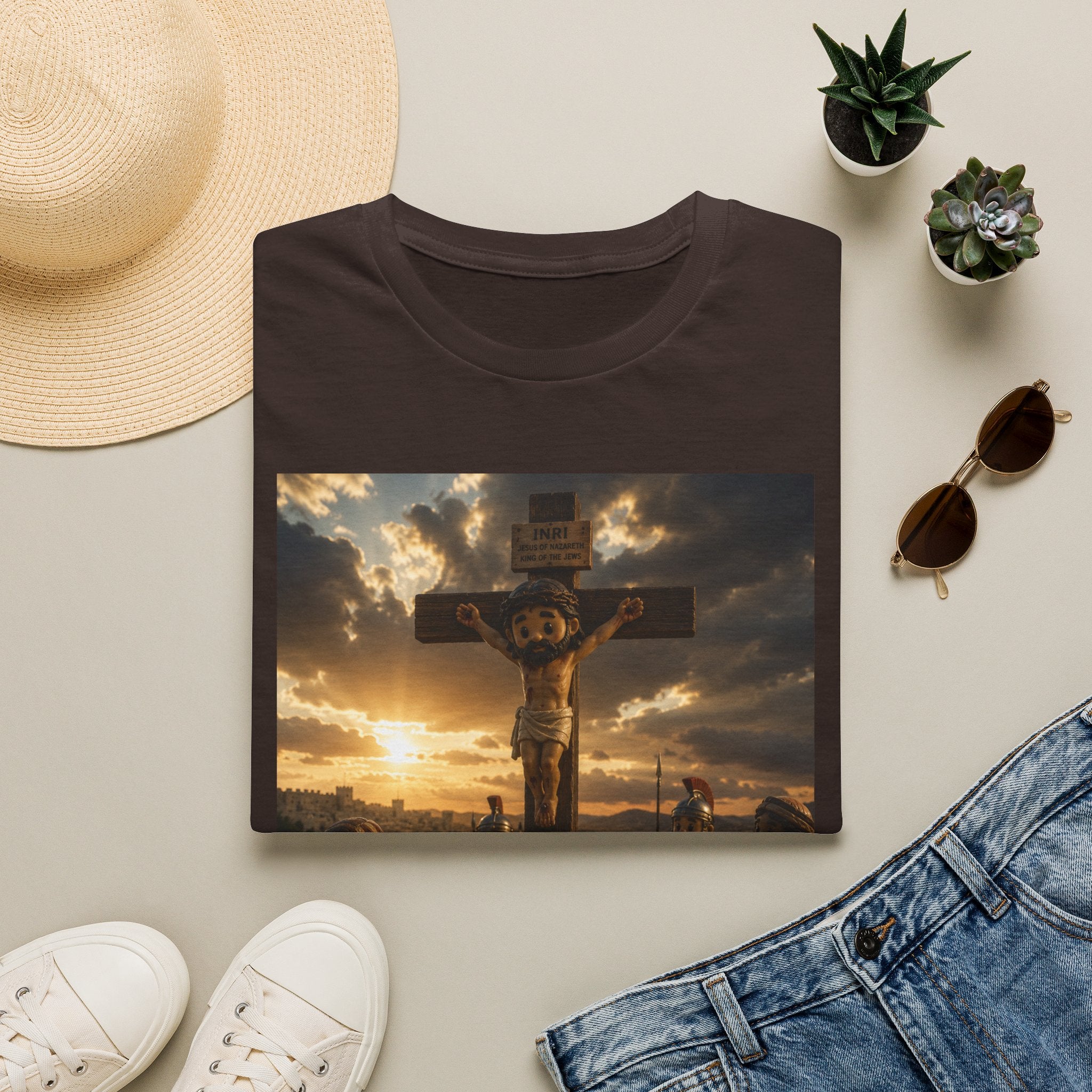 Tiny Jesus on the Cross