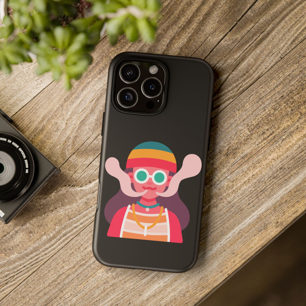 Black with Lil Stoner Tough Cases for iPhones