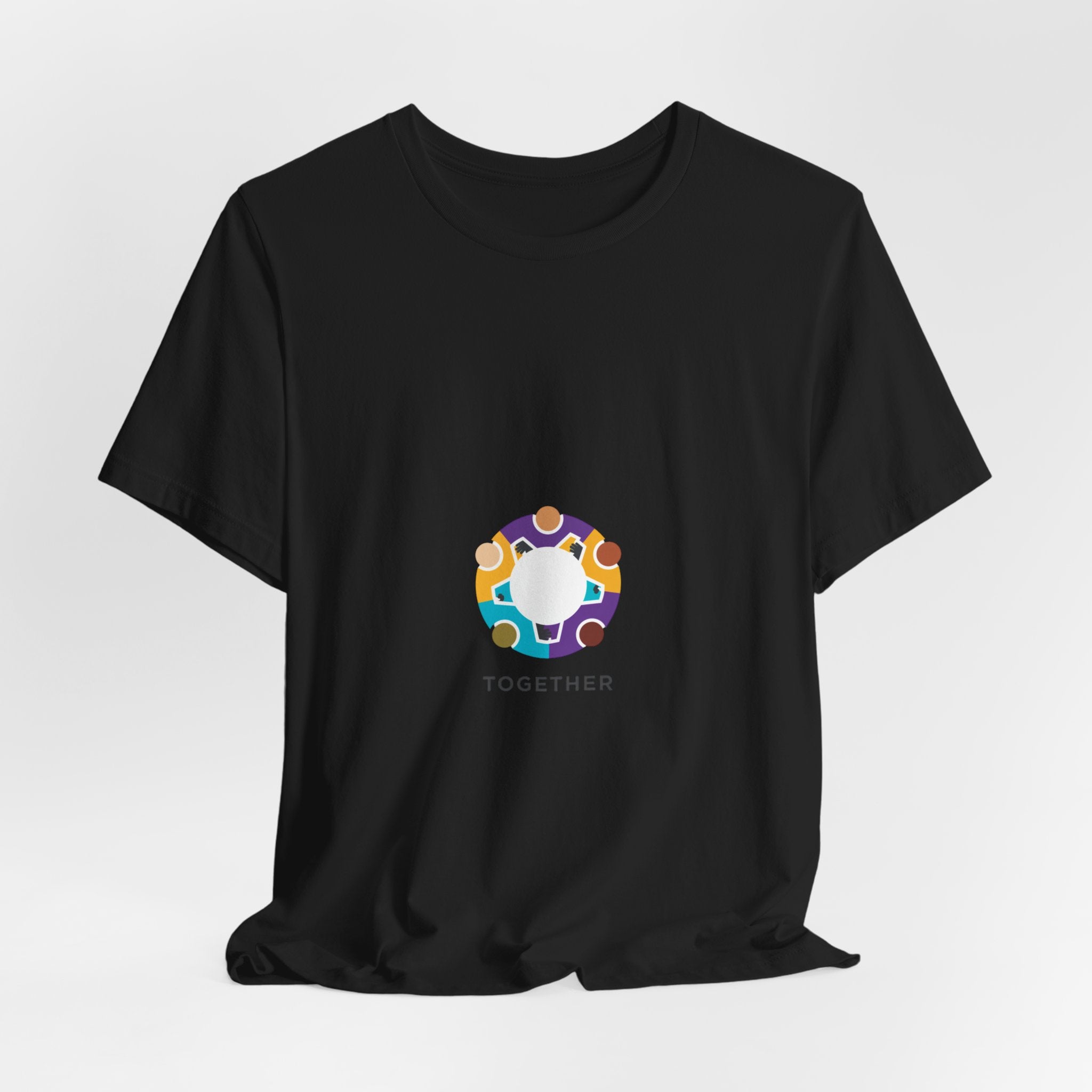 Together circle icon Tee | equality icon, solidarity symbol