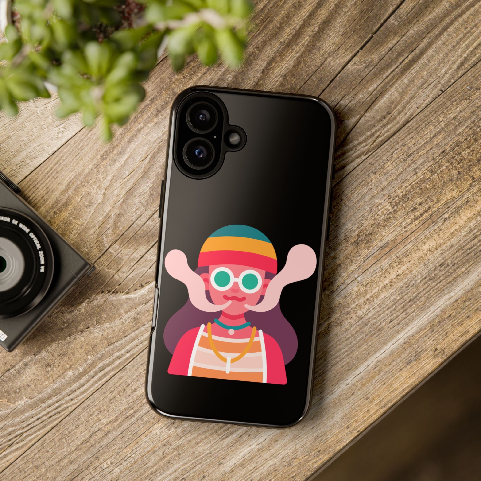 Black with Lil Stoner Tough Cases for iPhones