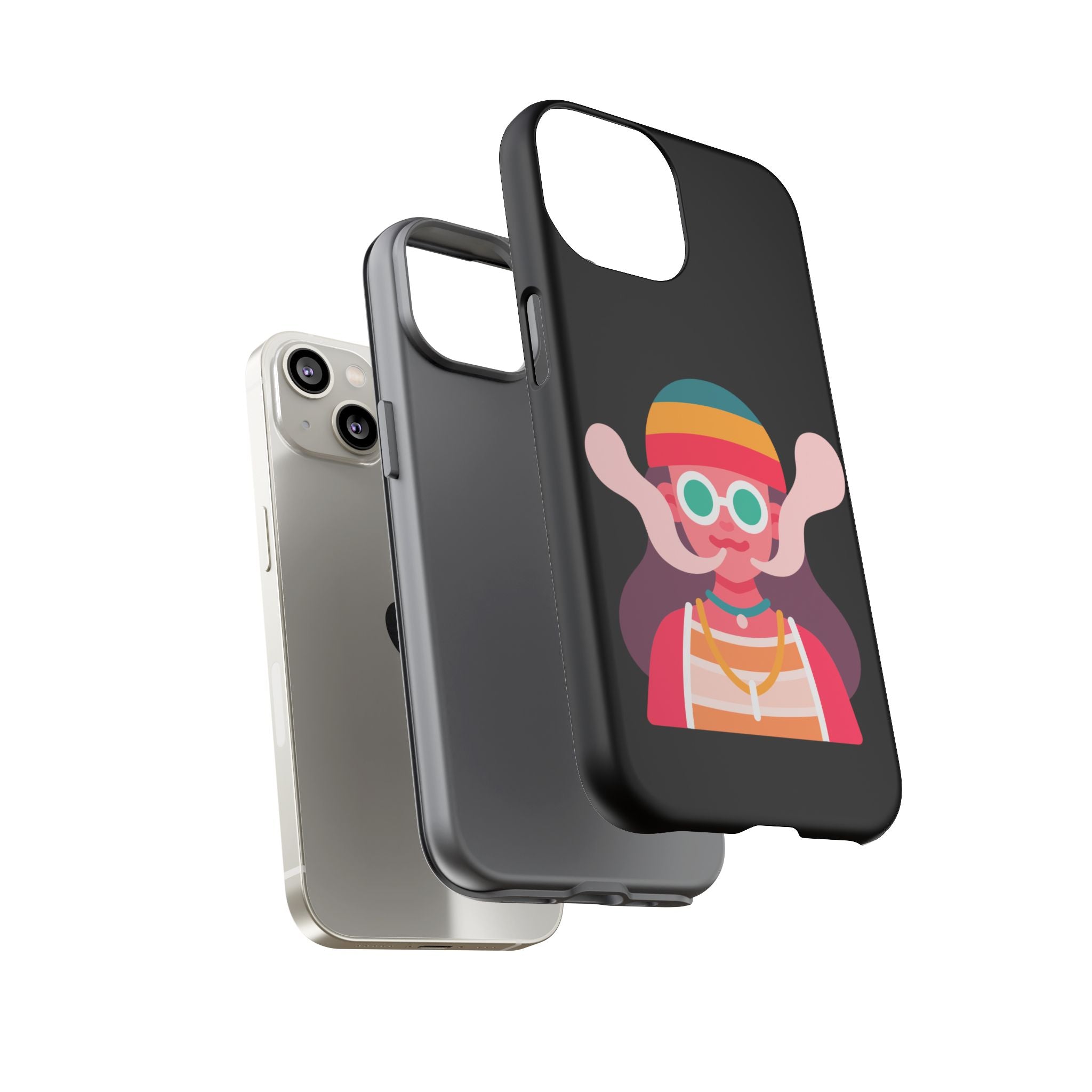 Black with Lil Stoner Tough Cases for iPhones