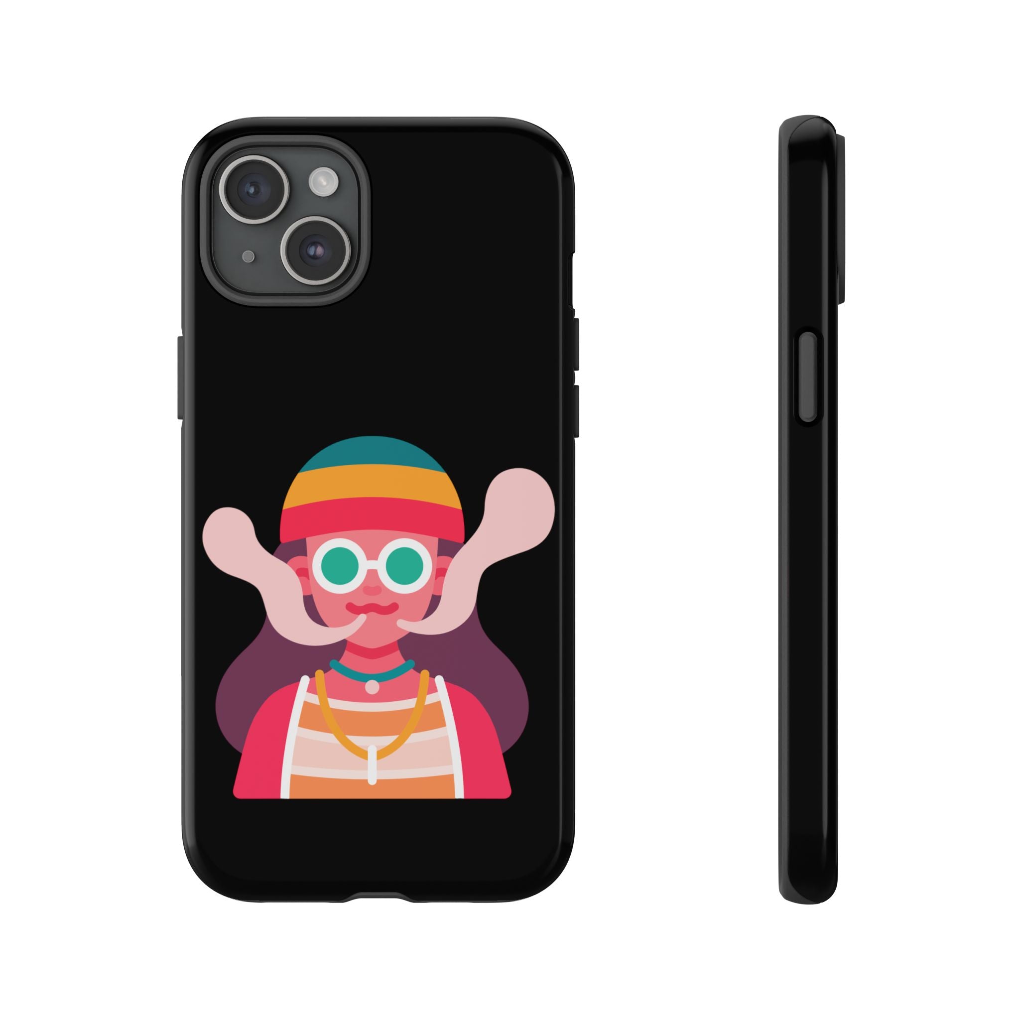 Black with Lil Stoner Tough Cases for iPhones