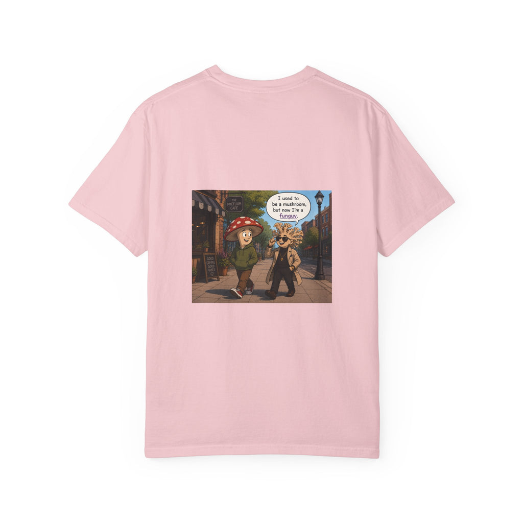 Mushroom to Funguy Graphic T-Shirt Mushroom - friends at the mycelium café Set 1