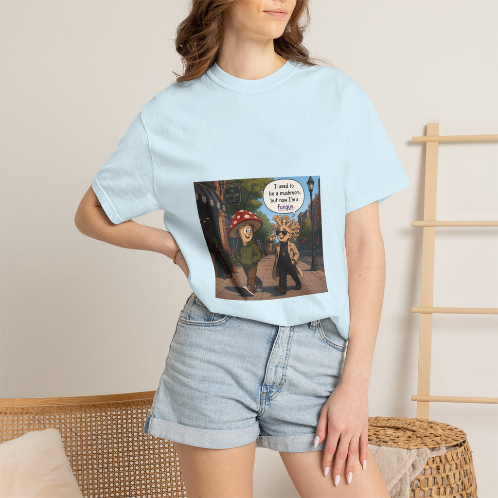Mushroom to Funguy Graphic T-Shirt Mushroom - friends at the mycelium café Set 1