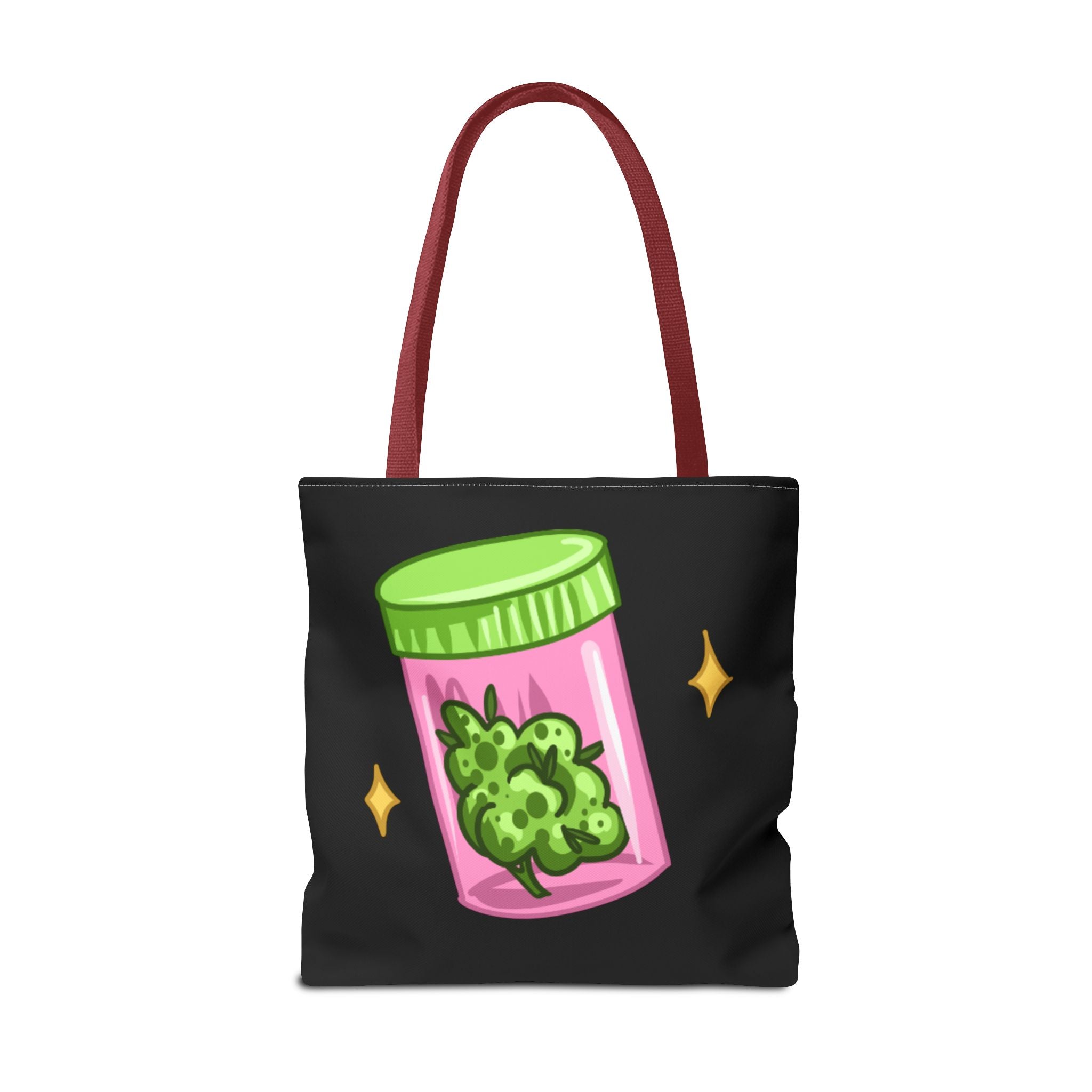Vibrant Weed Tote Bag - Fun Cannabis Carryall for Partying, Gifts, Festivals, Eco-Friendly Shopping, Unique Statement Piece