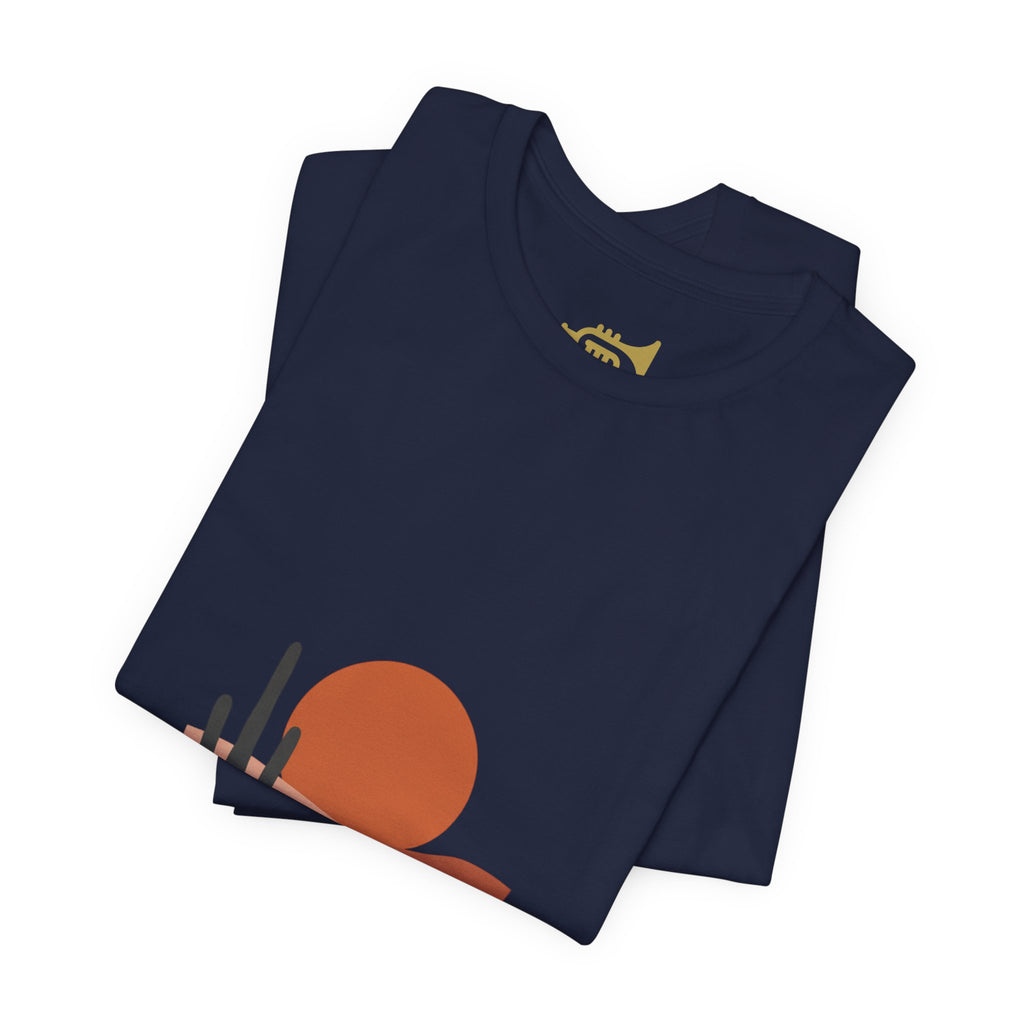 Desert Sunset Minimalist Mesa Tee | Southwestern adobe-inspired wall art