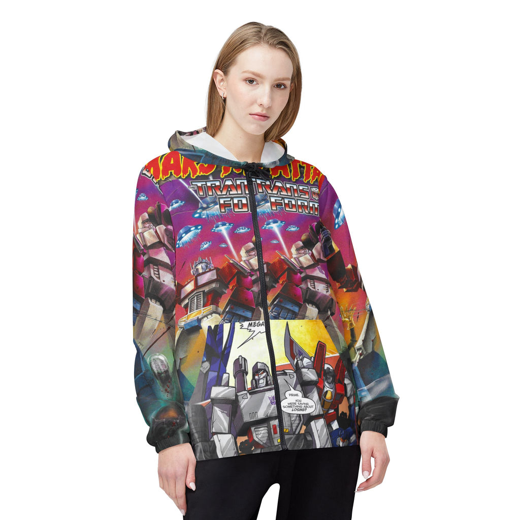Mars Attacks Transformers Windbreaker Jacket