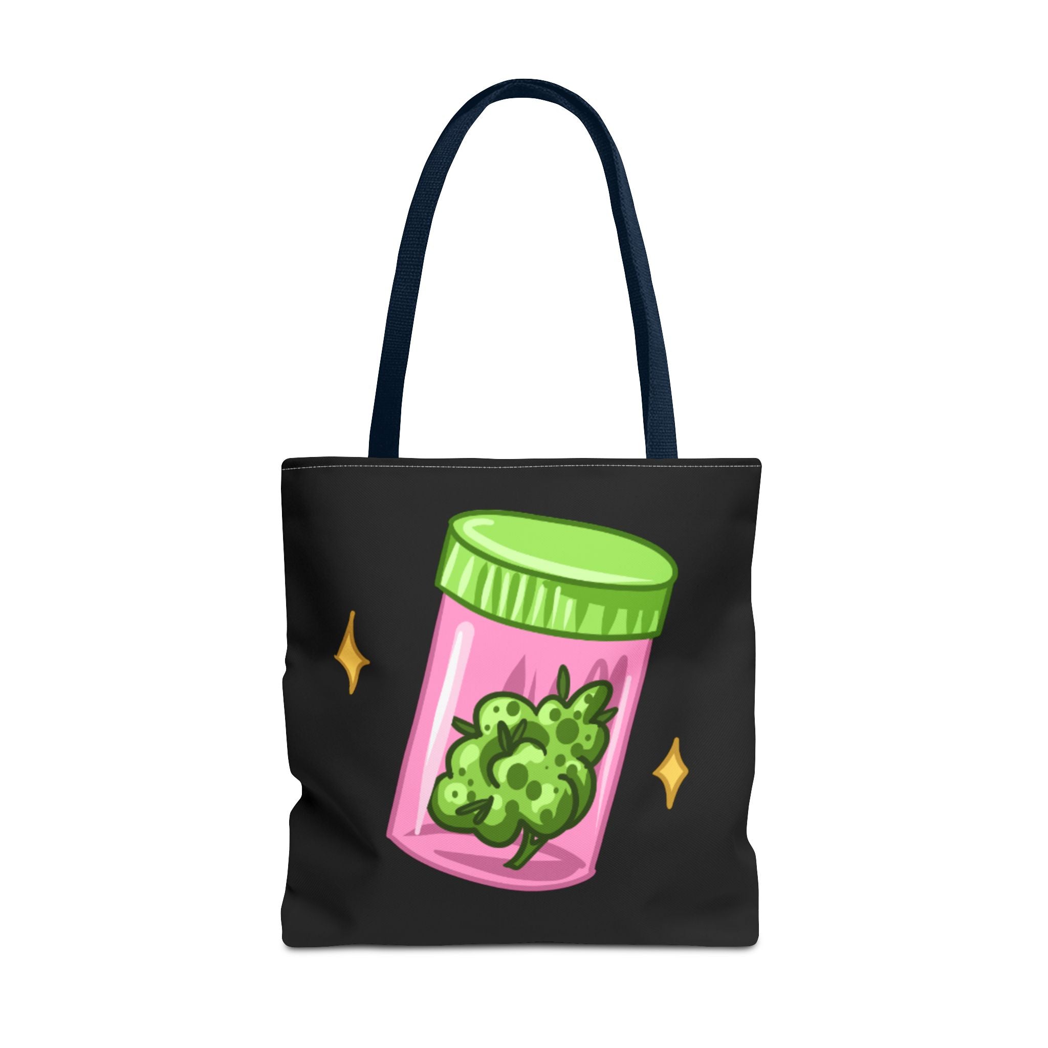 Vibrant Weed Tote Bag - Fun Cannabis Carryall for Partying, Gifts, Festivals, Eco-Friendly Shopping, Unique Statement Piece