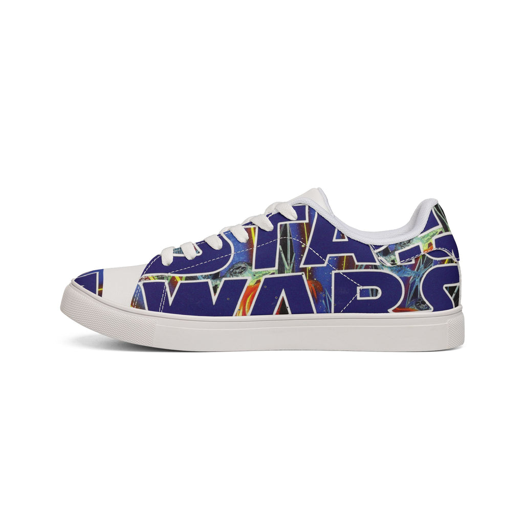 Low-Top Sneakers — Bold Blue 'STAR WARS 1 Comic Leather Sneakers for Men