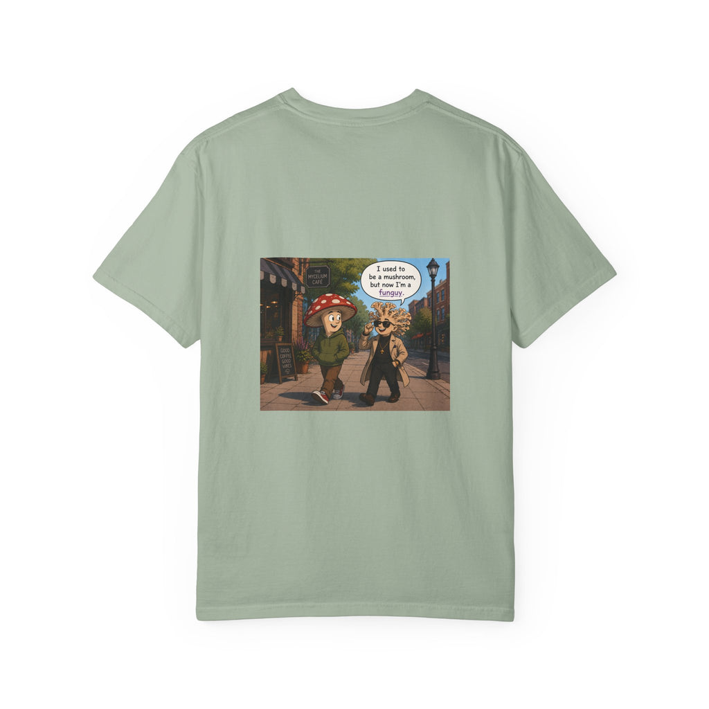 Mushroom to Funguy Graphic T-Shirt Mushroom - friends at the mycelium café Set 1