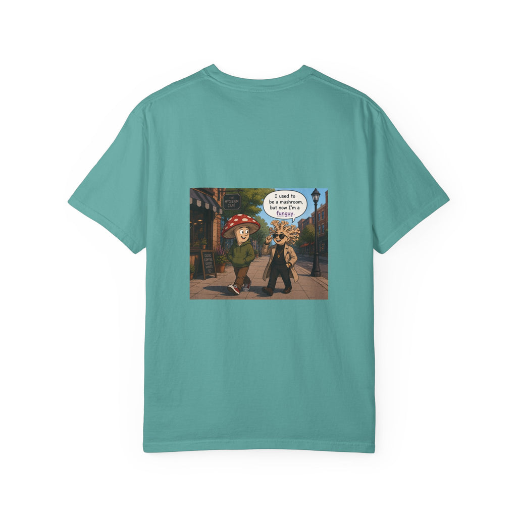 Mushroom to Funguy Graphic T-Shirt Mushroom - friends at the mycelium café Set 1