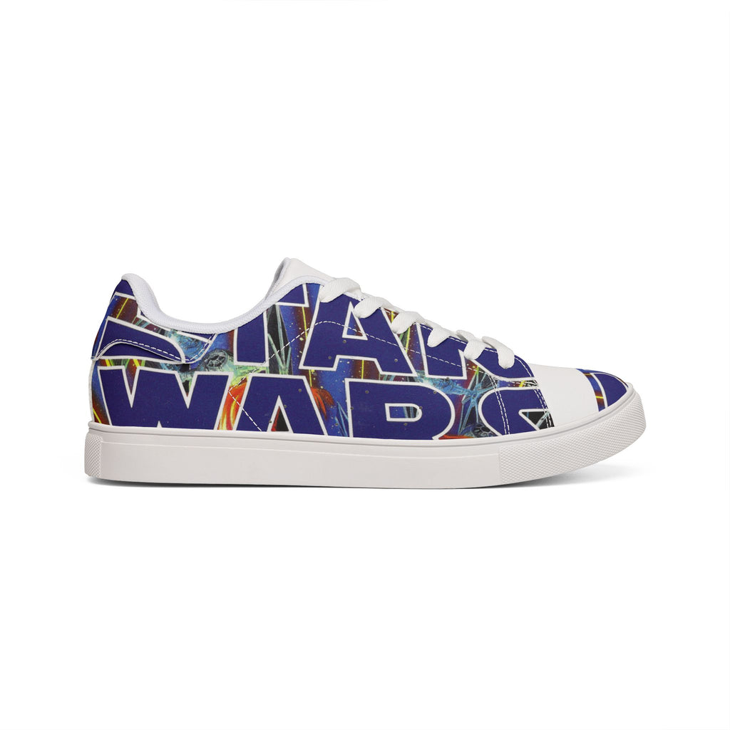 Low-Top Sneakers — Bold Blue 'STAR WARS 1 Comic Leather Sneakers for Men