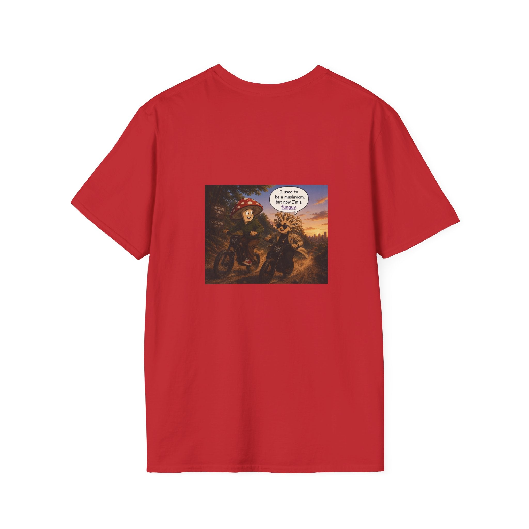 Mushroom Pun T-Shirt — "I used to be a mushroom, but now I’m fungi" Graphic Tee
