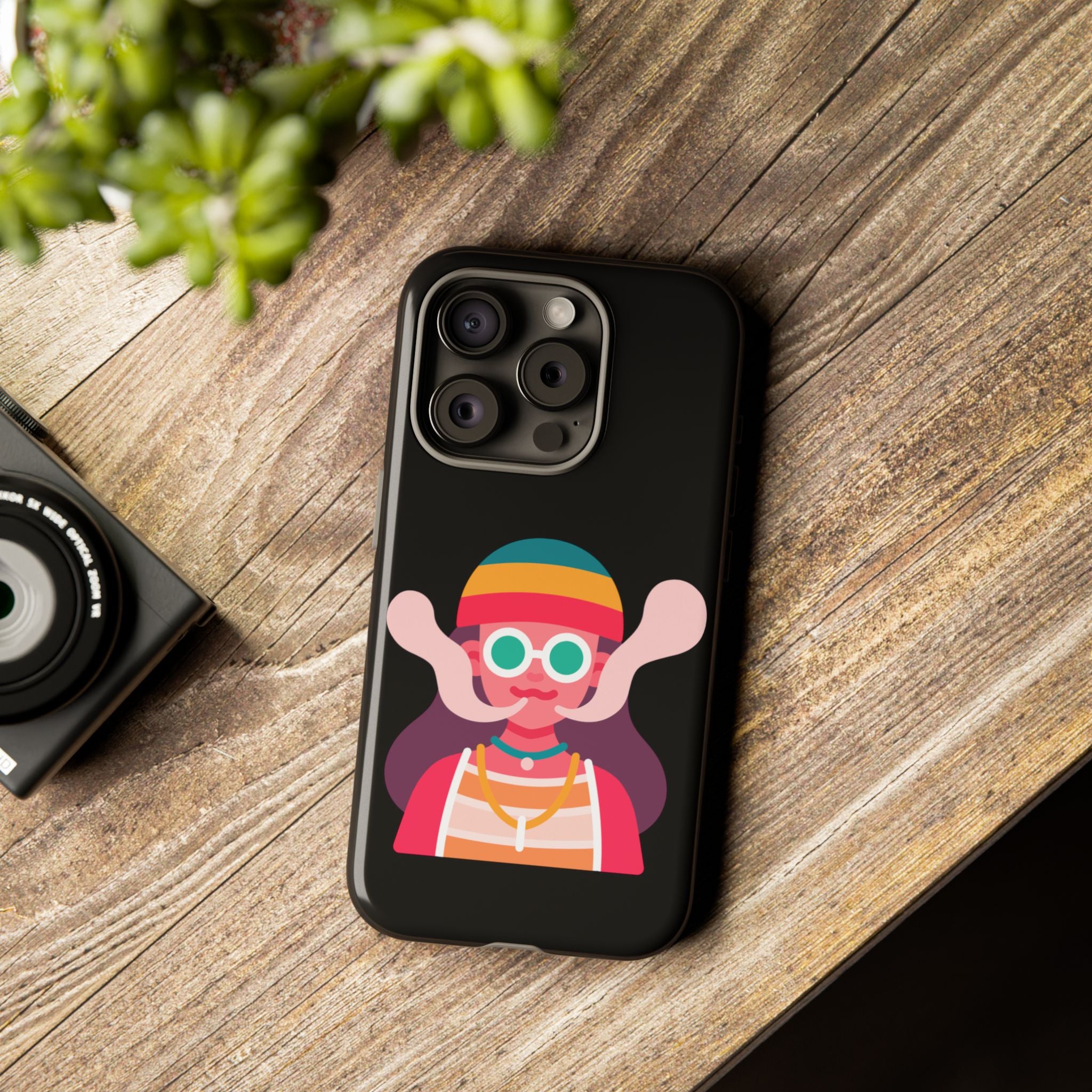 Black with Lil Stoner Tough Cases for iPhones