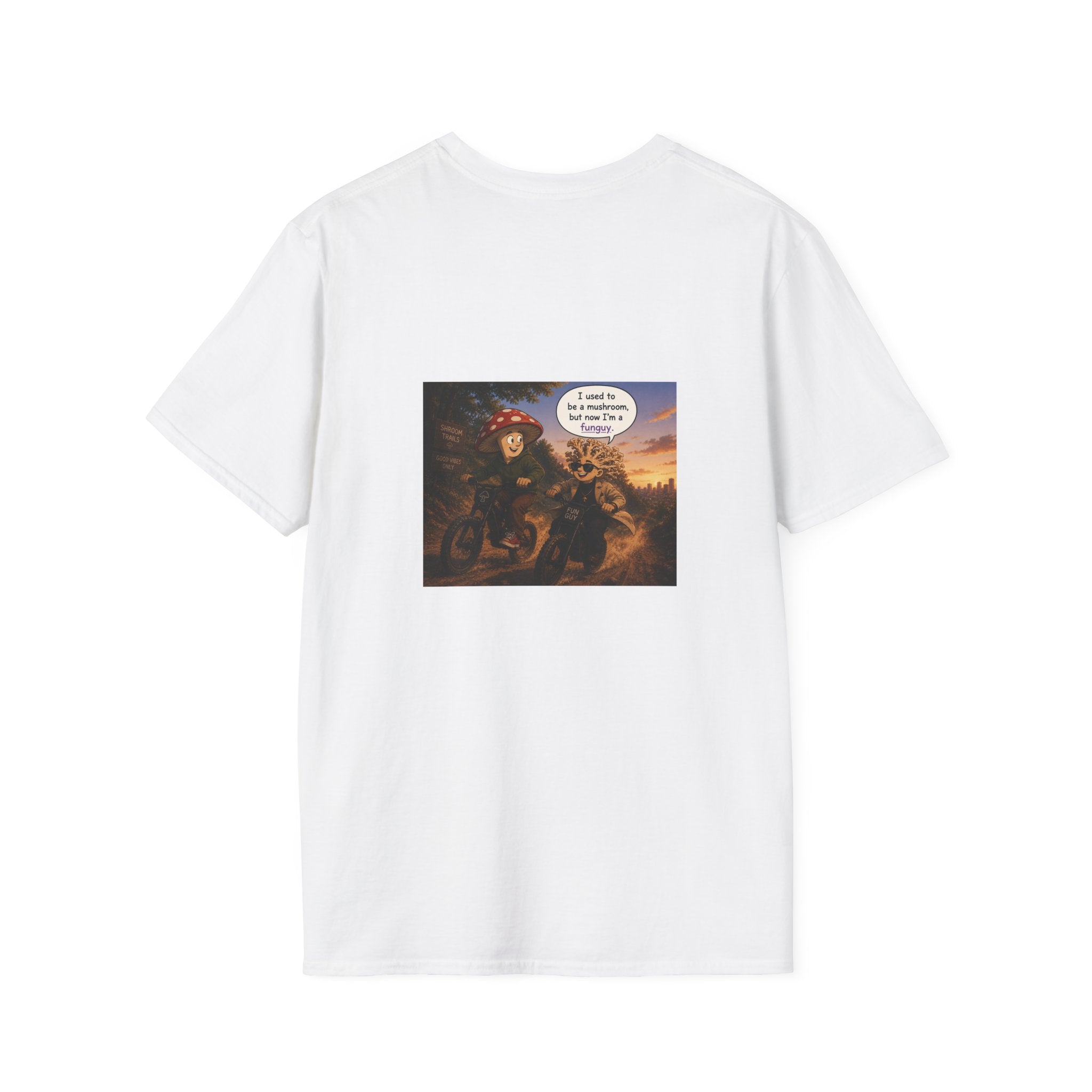Mushroom Pun T-Shirt — "I used to be a mushroom, but now I’m fungi" Graphic Tee