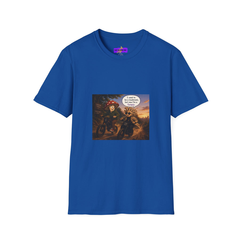 Mushroom Pun T-Shirt — "I used to be a mushroom, but now I’m fungi" Graphic Tee
