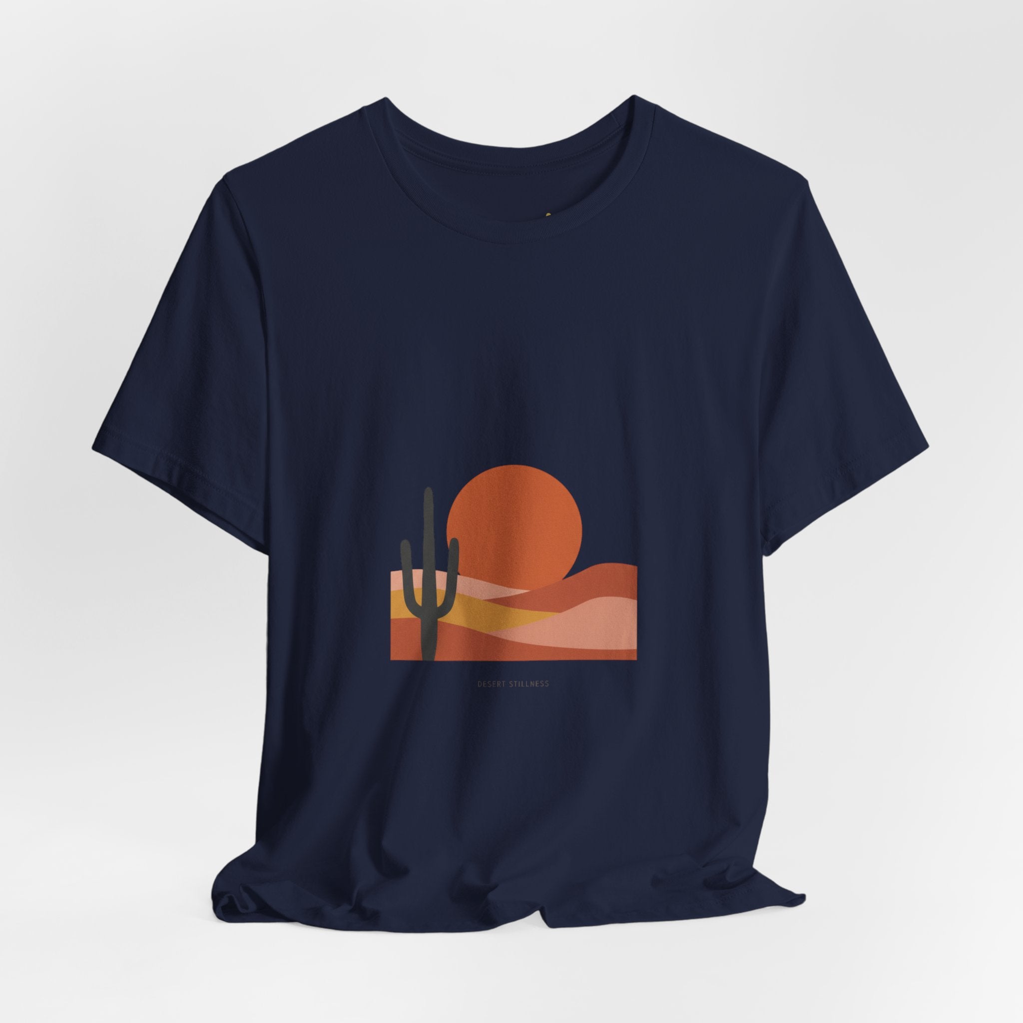 Desert Sunset Minimalist Mesa Tee | Southwestern adobe-inspired wall art