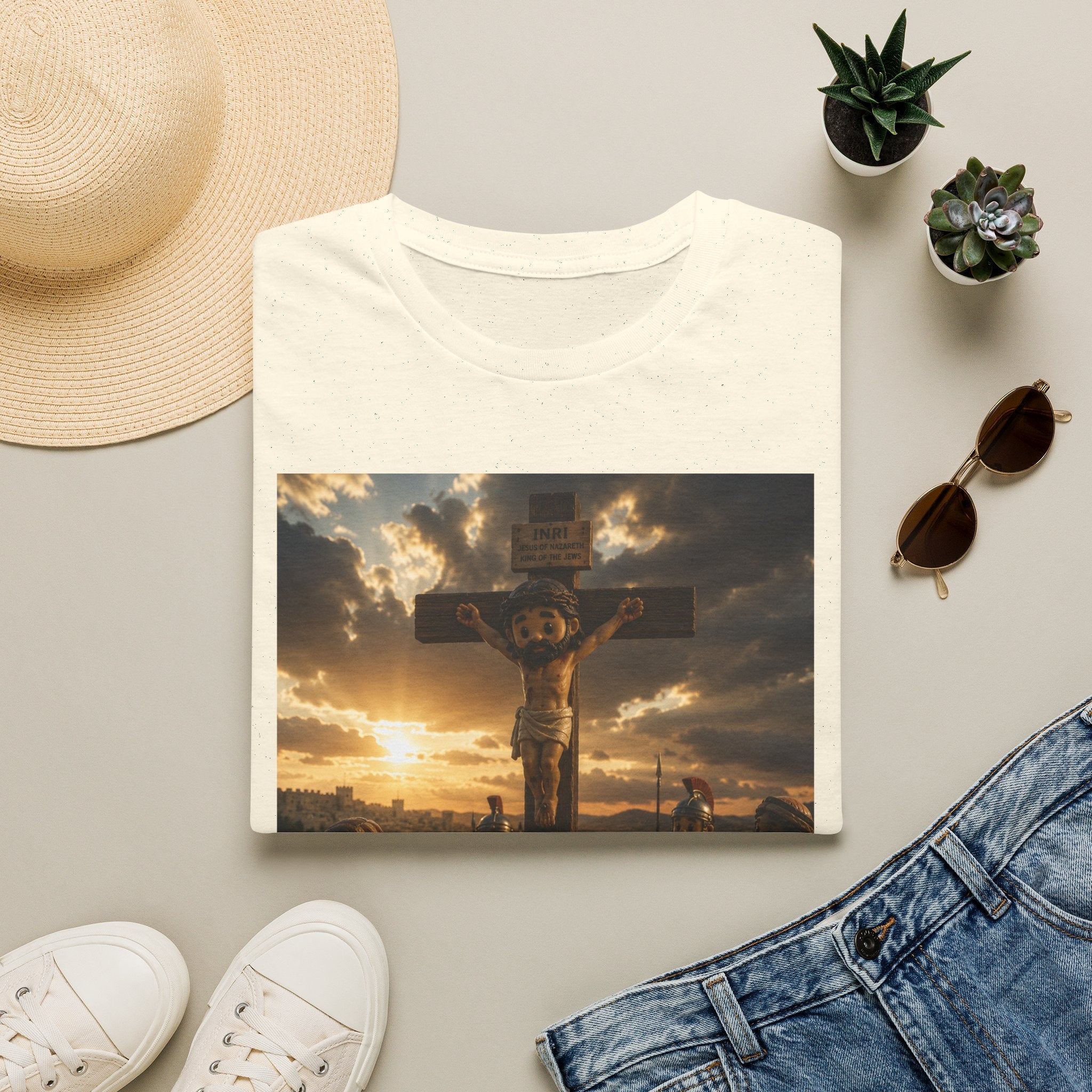 Tiny Jesus on the Cross