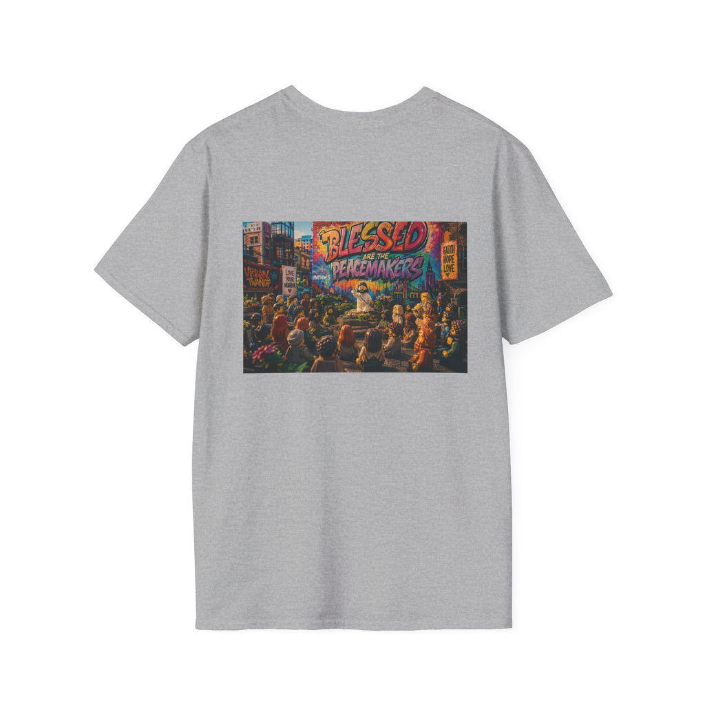 Tiny Jesus — "Blessed Are the Peacemakers" Urban Street Art Graphic Tee