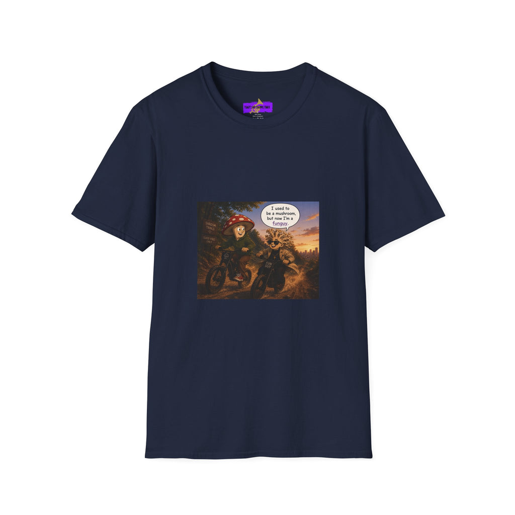 Mushroom Pun T-Shirt — "I used to be a mushroom, but now I’m fungi" Graphic Tee