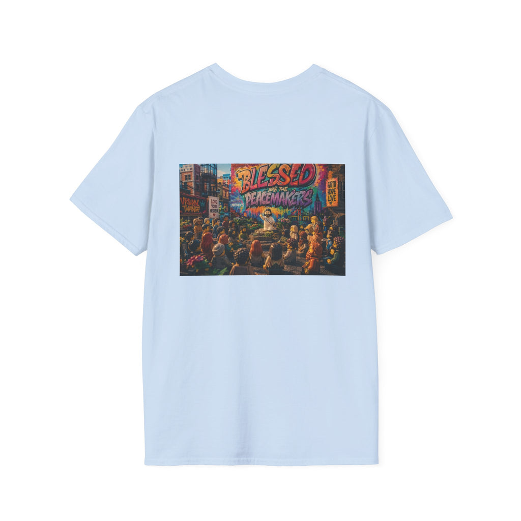 Tiny Jesus — "Blessed Are the Peacemakers" Urban Street Art Graphic Tee