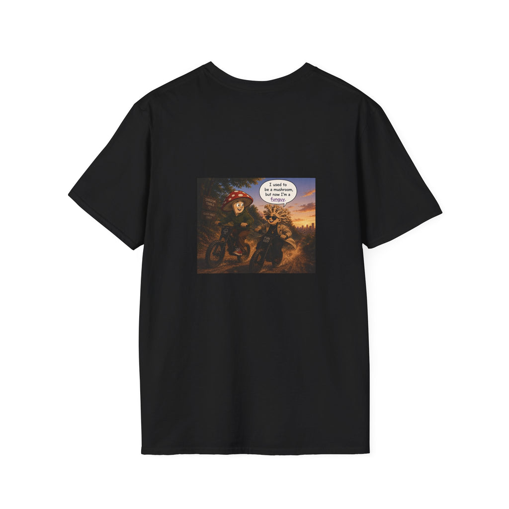Mushroom Pun T-Shirt — "I used to be a mushroom, but now I’m fungi" Graphic Tee
