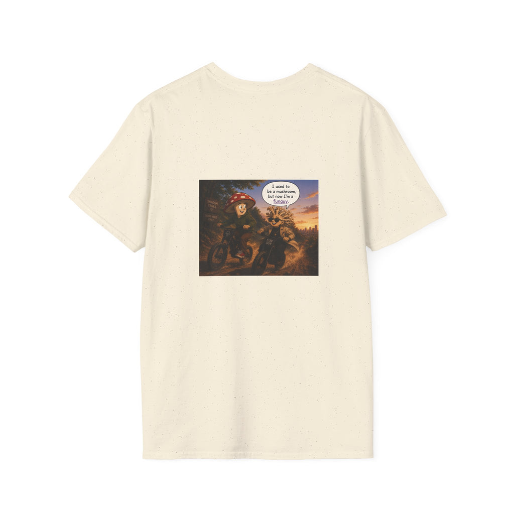 Mushroom Pun T-Shirt — "I used to be a mushroom, but now I’m fungi" Graphic Tee
